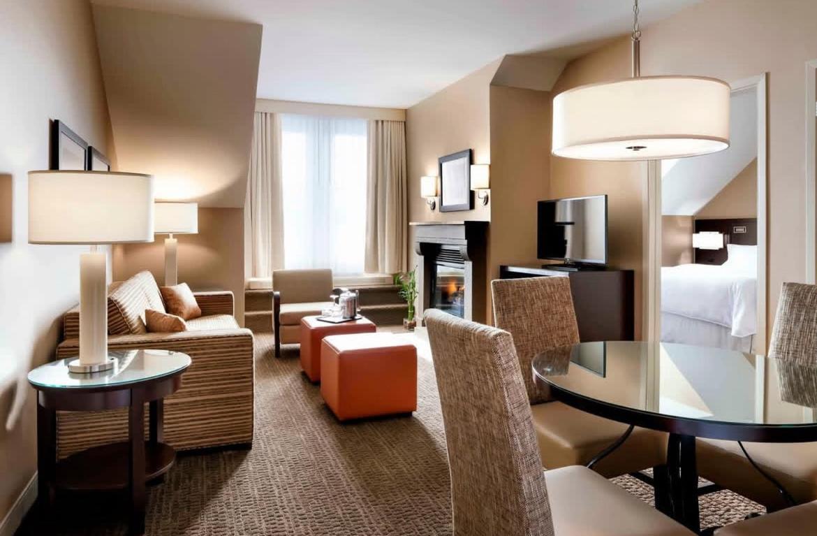 Suite 1 Chambre avec Lit King-Size, Canapé-Lit et Cheminée